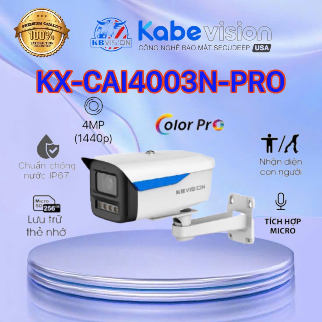 Camera IP 4MP KBVISION KX-CAi4003N-PRO