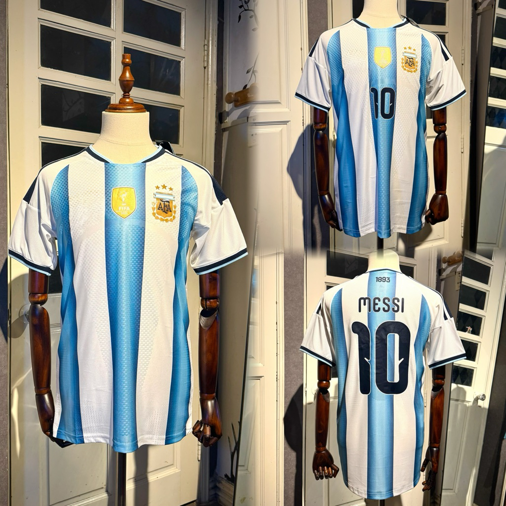 [ Bản player xịn ] Áo bóng đá World Cup 2026 Argentina - Nameset Messi like auth