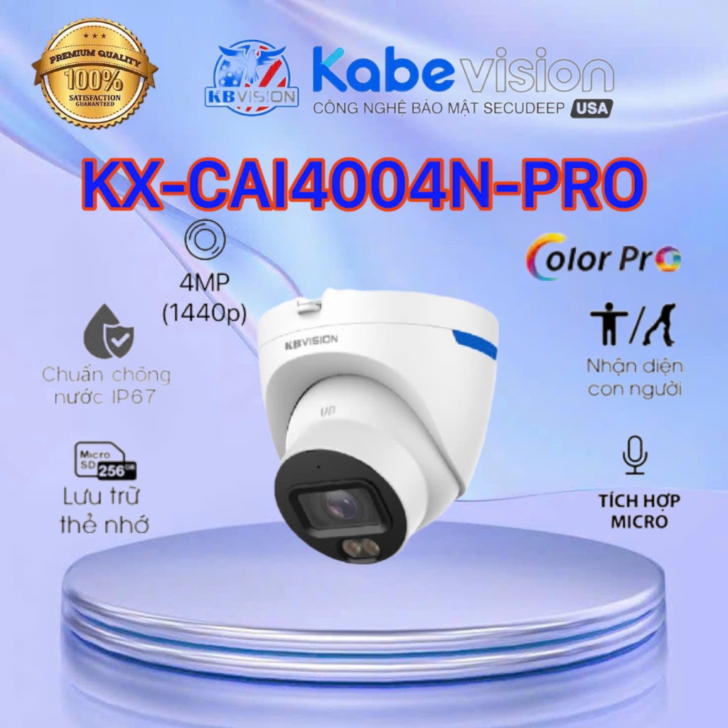 Camera IP 4.0MP KBVISION KX-CAi4004N-PRO