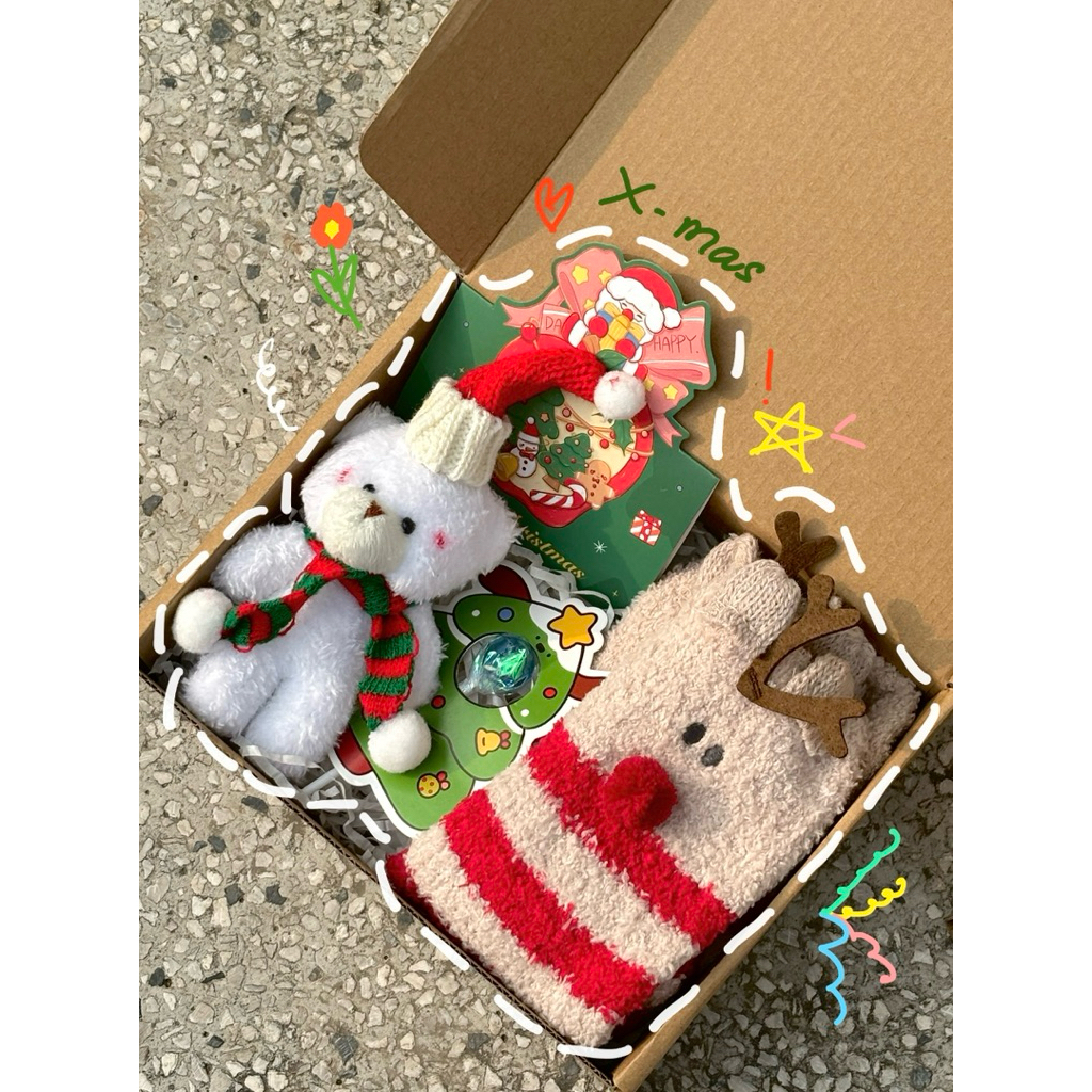 Gift Box Giáng Sinh Noel - Hộp Quà Tặng Noel Dễ Thương, Phù Hợp Tặng Bạn Bè