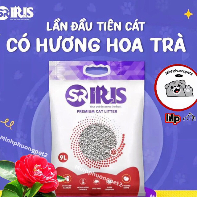 [ Giao siêu tốc] Cát vệ sinh cho mèo IRIS . cát vệ sinh iris vón nhanh tiết kiệm giá rẻ