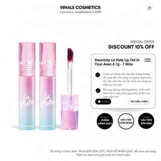   Màu 1-7  Son Tint Bóng Dearmay LaPiste Liptint In Your Area 