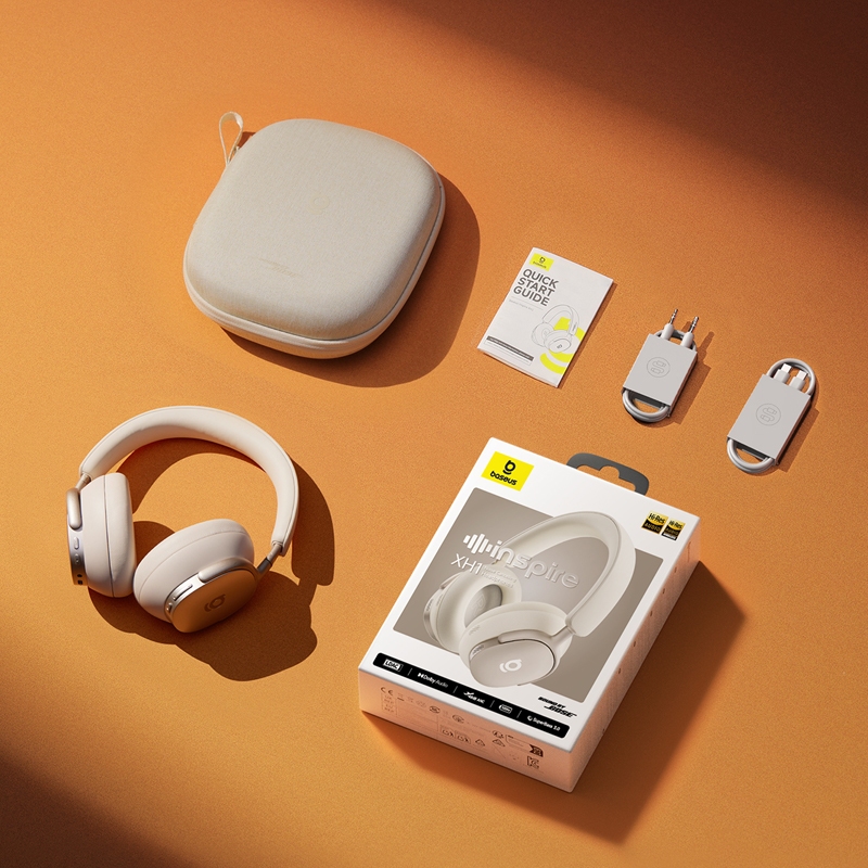 Tai Nghe Baseus Inspire XH1 Sound by Bose, Pin 100H, Chống ồn ANC, Dolby Audio | BigBuy360 - bigbuy360.vn