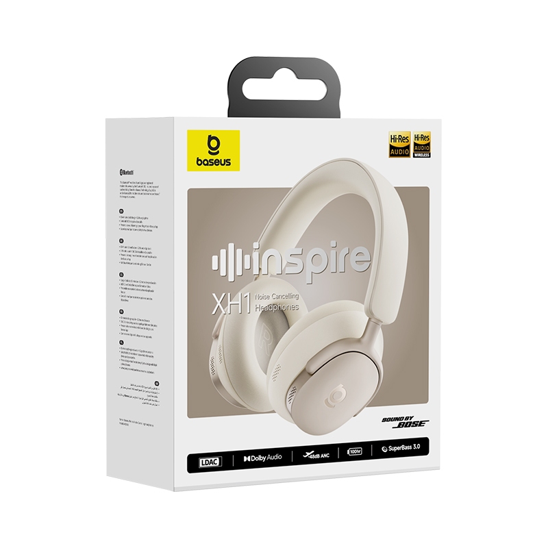 Tai Nghe Baseus Inspire XH1 Sound by Bose, Pin 100H, Chống ồn ANC, Dolby Audio | BigBuy360 - bigbuy360.vn