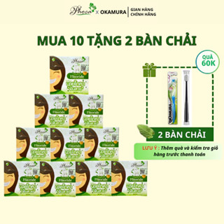  Kem đánh răng By Phoca combo 10 hộp tặng 2 bàn chải kem đánh răng cho người niềng răng 25gr 