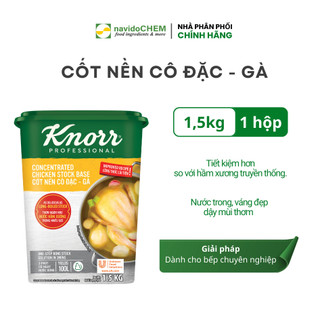 Cốt Nền Cô Đặc Gà Knorr Professional 1.5 kg - Chuyên Dùng Cho Nấu Ăn