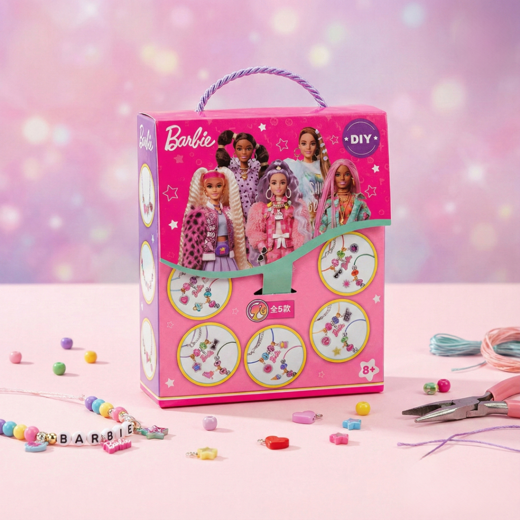Bộ Trang Sức Barbie DIY – Làm Vòng Tay & Dây Chuyền Tự Trang Trí | Barbie Jewellery Set BB-200401-5