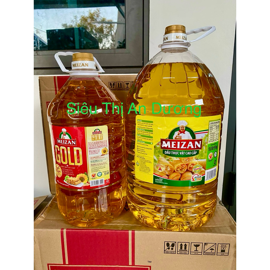 Dầu ăn Thực Vật  cao cấp Meizan 10 Lít và Dầu ăn Meizan / Nepturn / Simply 5 lít
