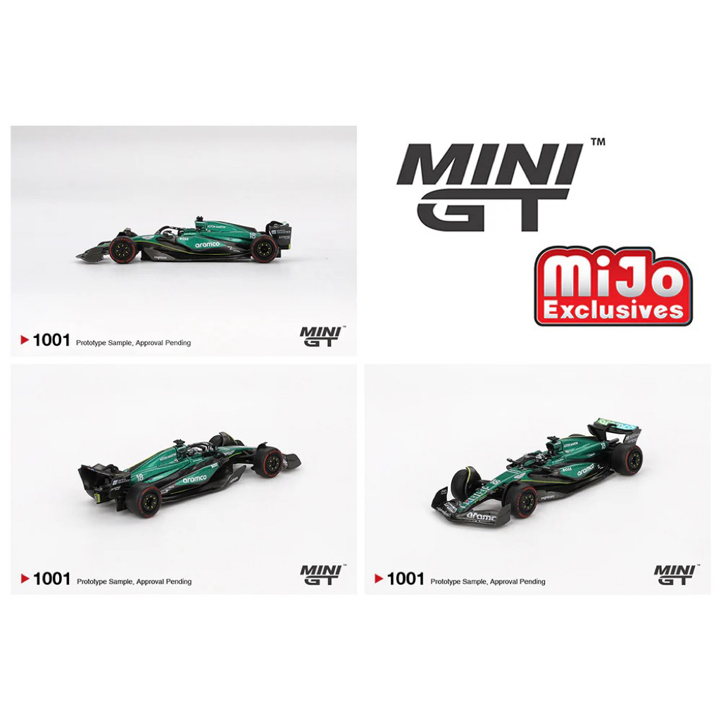 MiniGT BOX - Aston Martin AMR24 #14 Fernando Alonso 2024 F1 2024 Bahrain GP