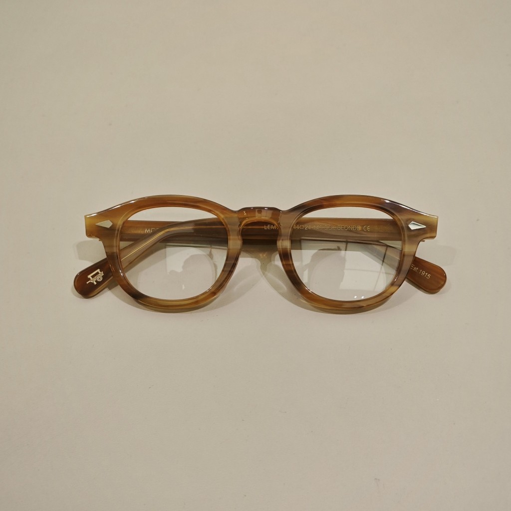 Gọng kính Moscot Lemtosh NYC Col. Blone dáng soft square acetate size 44-24-15 - Fusuma Optical