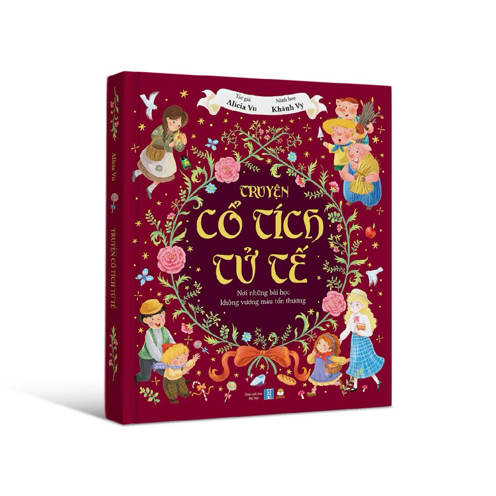  Truyện cổ tích tử tế bìa cứng tái bản mới  tuỳ chọn kèm hộp giáng sinh  cho bé 1-6 tuổi - Lionbooks 