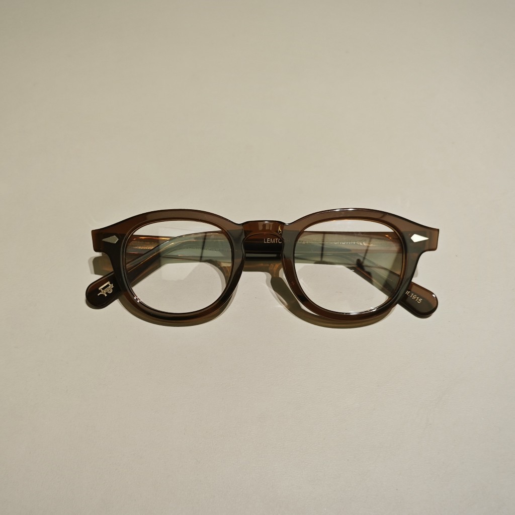 Gọng kính Moscot Lemtosh NYC Col. Brown dáng soft square acetate size 44-24-15 - Fusuma Optical