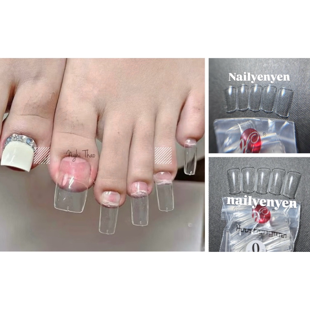 Móng up chân dài trong , móng up số 0 lớn nhất (50móng)