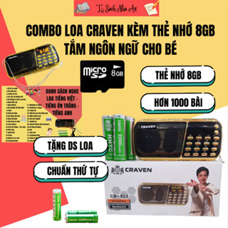 Loa Craven Tắm Ngôn Ngữ Máy nghe Tiếng ồn trắng cho em bé Easy Truyện Thơ Tiếng Việt