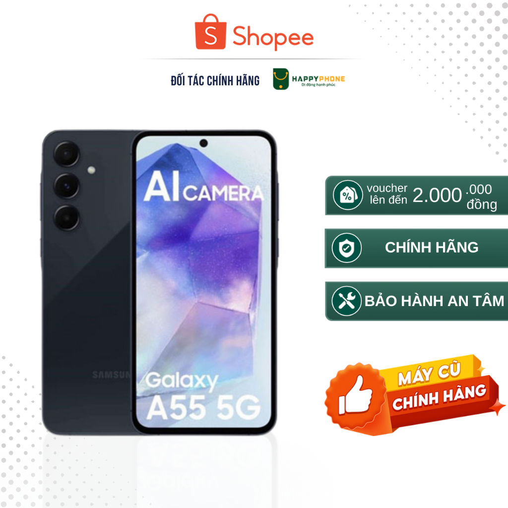[Máy cũ] Điện thoại Samsung Galaxy A55 5G (8GB/128GB)