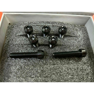   Đen PVD Titanium  Ốc 8li40 M8x40 Trụ Tròn Pillar Head kẹp bố heo Brembo 2 pis 4pis Heo Mode Adelin Frando 