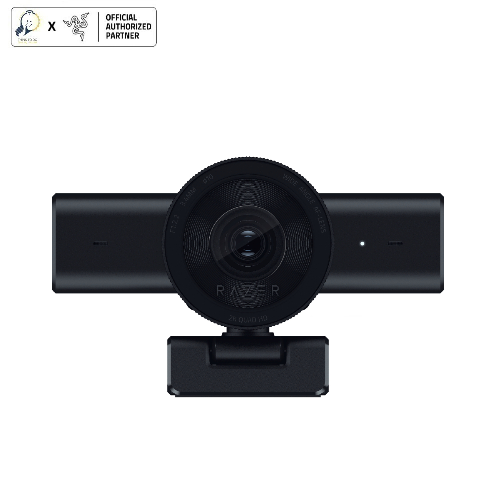 Webcam Razer Kiyo V2 X | 1440P 60FPS | Tự Động Lấy Nét | Ống Kính Góc Rộng | Micro Tích Hợp | Màn Tr