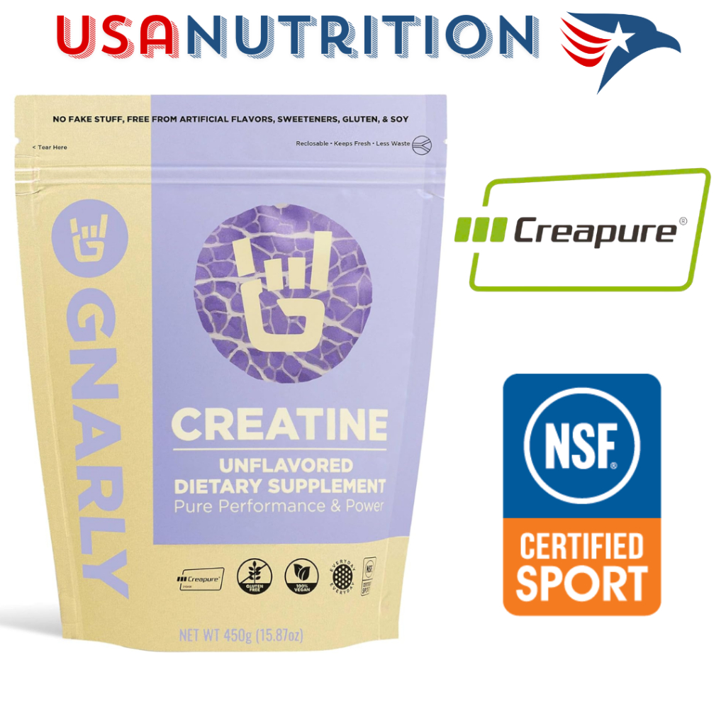 Creatine Creapure 450g 90 lần dùng chứng nhận NSF Sport : Gnarly