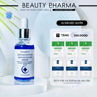  DEAL SỐC-CHÍNH HÃNG  COPPER PEPTIDE ADVANCED EGF SERUM Pharmaform - Tinh chất cấp ẩm phục hồi da hư tổn 
