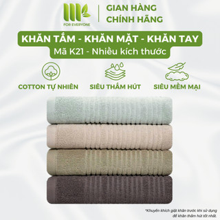  Khăn tắm khăn mặt khăn tay MK Towel K21 cotton 100% tự nhiên mềm mịn thấm hút 