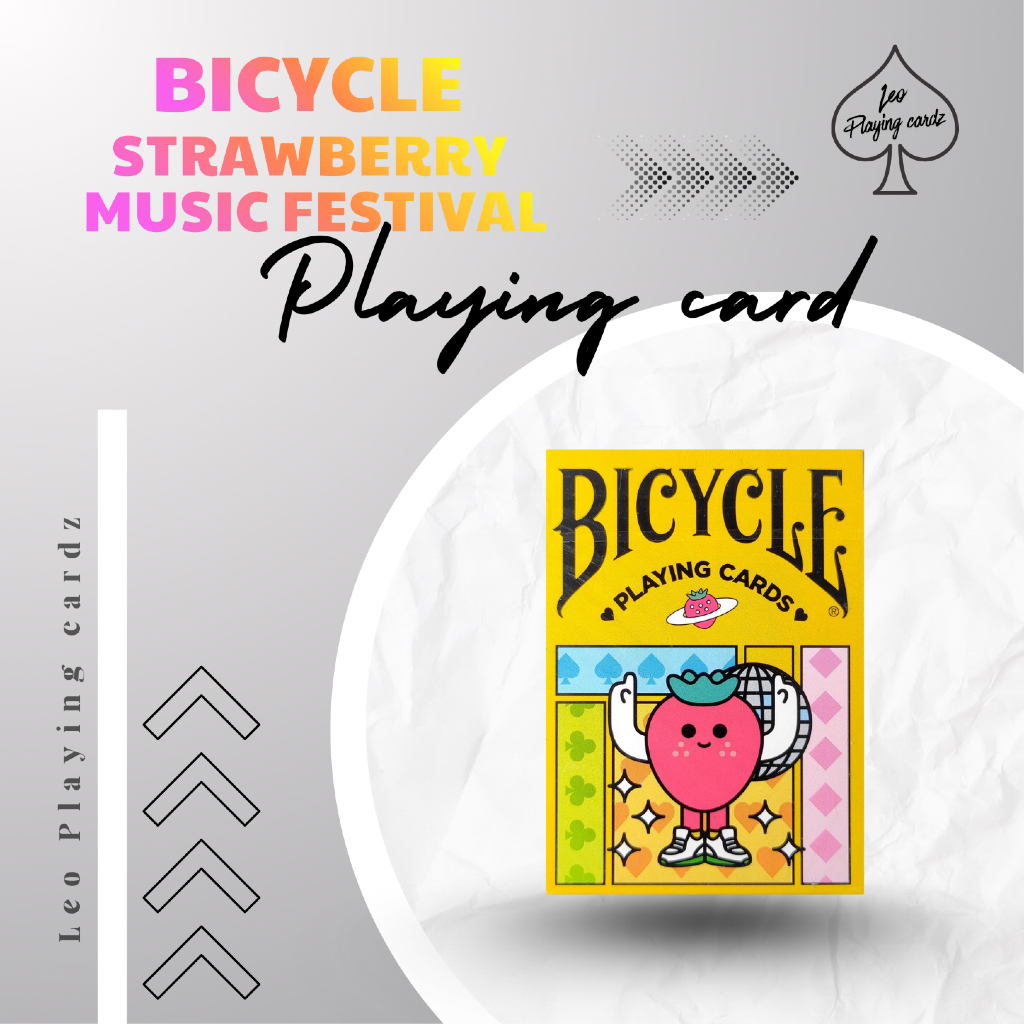 Bộ bài tây BICYCLE STRAWBERRY MUSIC FESTIVAL playing card