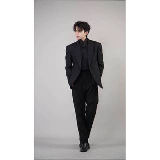 Áo Blazer 1 Khuy Phối Lót Gấm Đỏ Cao Cấp - Wanes Peak Lapels Blazer, Có Đệm Vai, Đứng Form, Tôn Vai Chiết Eo