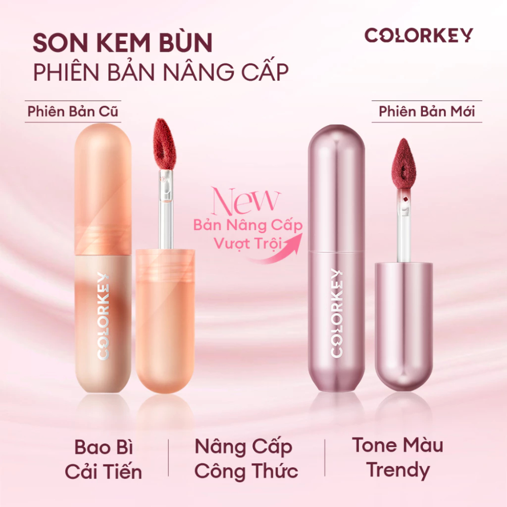 Ảnh 6 của Son Môi Colorkey Lip Mousse Lip Mud Màu Nhung Mờ Xinh Xắn 2g