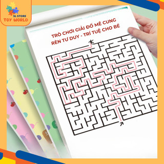Đồ chơi giáo dục Giải mã Mê Cung -Đồ chơi giải đố mê cung rèn luyện sự tập trung trẻ, trò chơi mê cung phát triển tư duy