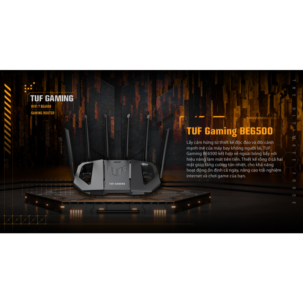 Router Asus TUF Wifi 7 BE6500 Chính hãng  ( Likenew )
