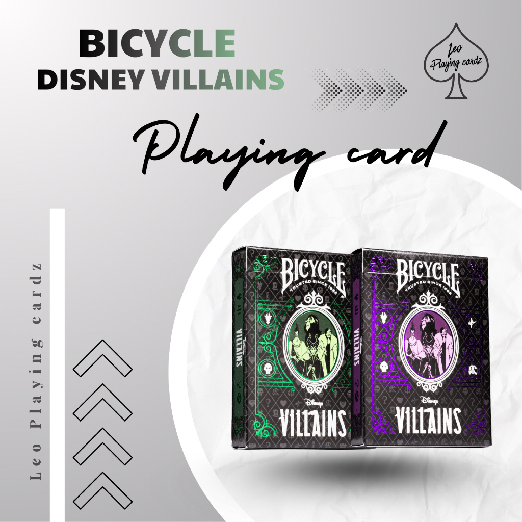 Bộ bài tây  BICYCLE VILLAINS playing card