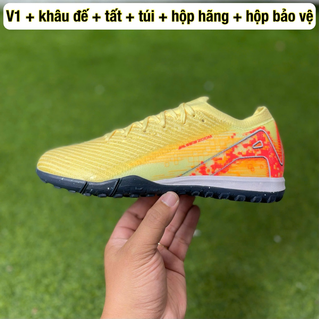 ( CÓ NHIỀU MÀU ) giày đá bóng sân cỏ nhân tạo  vp 16 e lít TF V1 ( khâu đế + tất + túi + hộp ) | BigBuy360 - bigbuy360.vn