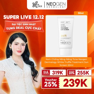   Võ Hà Linh x NEOGEN  Kem Chống Nắng Nâng Tone Bảo Vệ Da Neogen Dermalogy White Truffle Treatment Sun Screen 50ml 