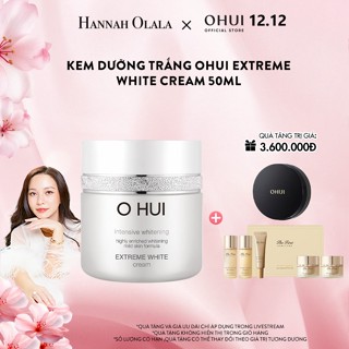   Hannah Olala x OHUI  Kem dưỡng trắng da toàn diện OHUI Extreme White Cream 50ml 
