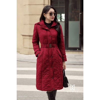 Áo Khoác Phao Mùa Đông Nữ MY WAY Dáng dài Kèm Đai Tôn Dáng 9MAP2308T
