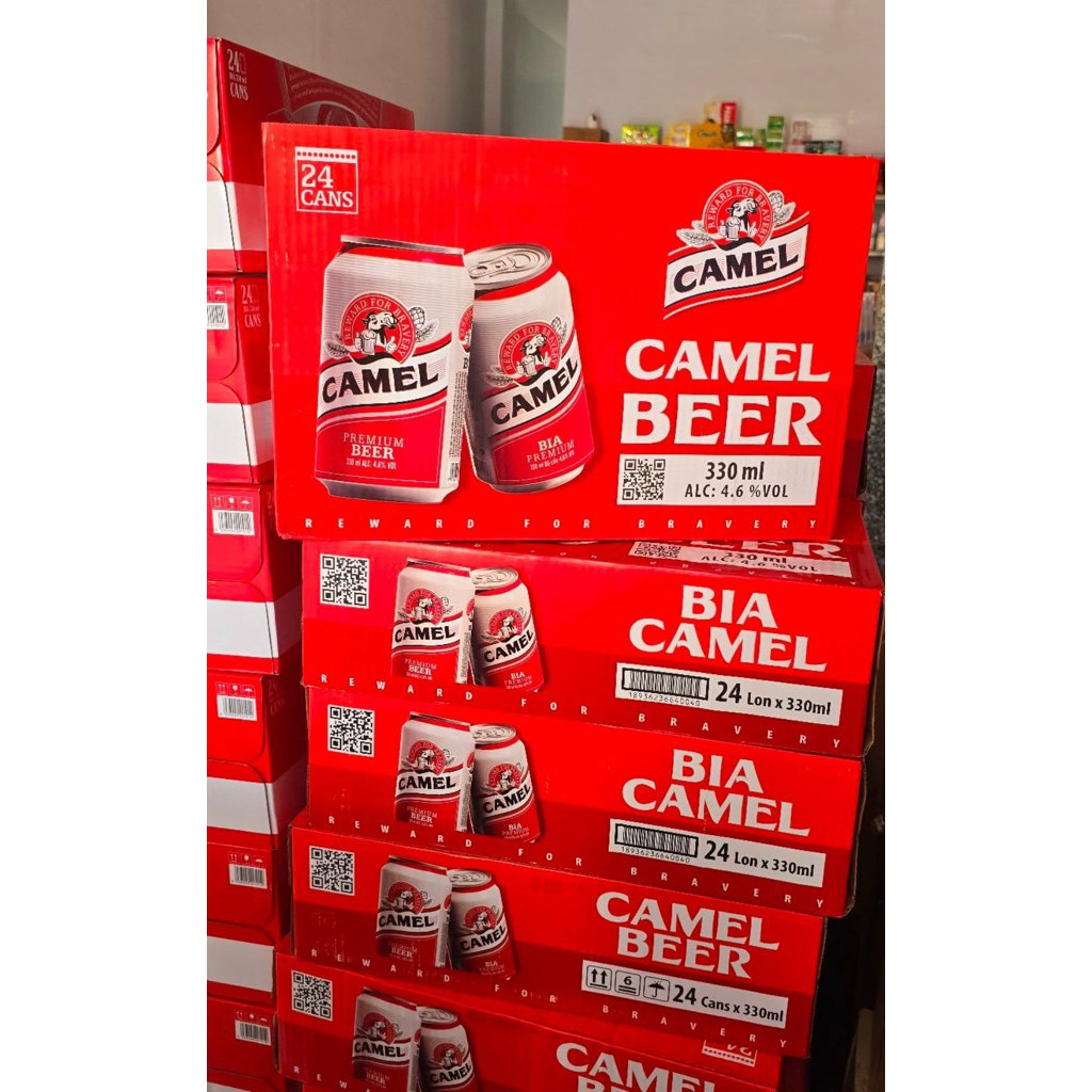 Bia Camel beer lon 330ML date t9/26