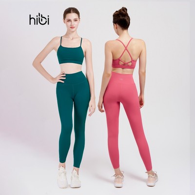 Set đồ tập Yoga Gym Hibi Sports H172 Kiểu 2 dây đan nơ, kèm mút ngực