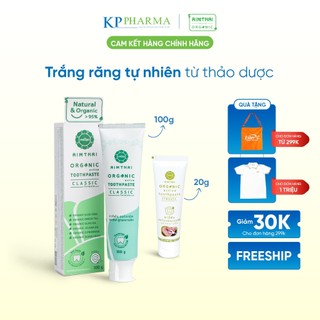 Kem Đánh Răng AimThai Thảo Dược – Organic 16 Chiết Xuất – Dịu Ê Buốt & Giữ Khoang Miệng Thoải Mái 