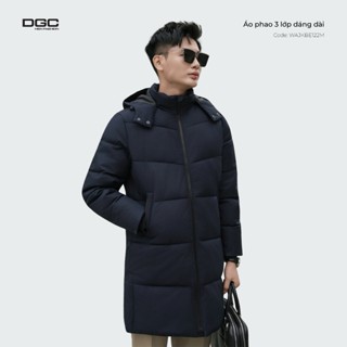  Áo Khoác Phao Nam Dáng Dài 3 Lớp WAJKBE122M DGCs – Chống Thấm Giữ Nhiệt Tốt Chần Bông Cao Cấp 