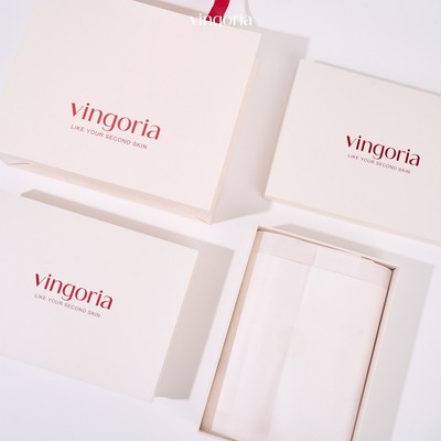 [KHÔNG KÈM TÚI GIẤY] Hộp đựng pijama VINGO/VINGORIA thiết kế sang trọng làm quà tặng