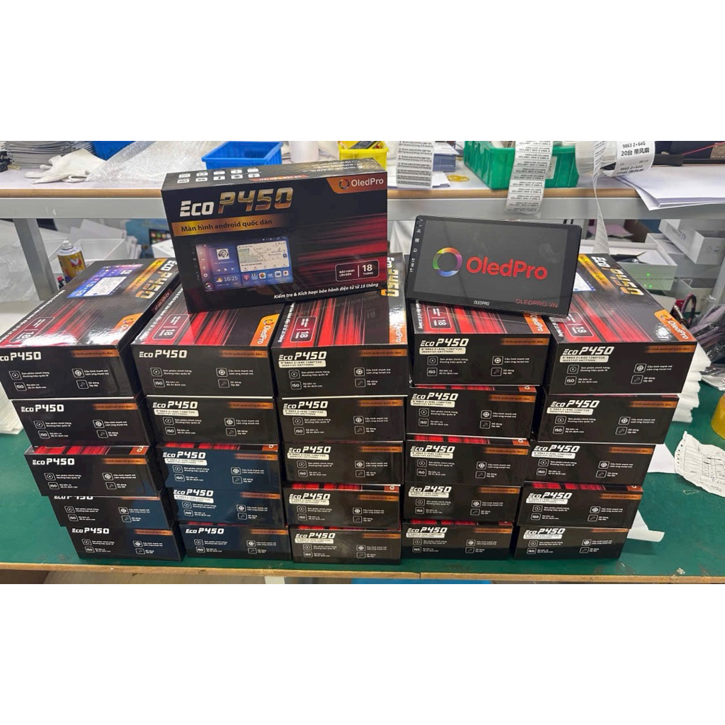 Màn hình android Oledpro P450 cấu hình ram2GB-Rom64GB Chip9863