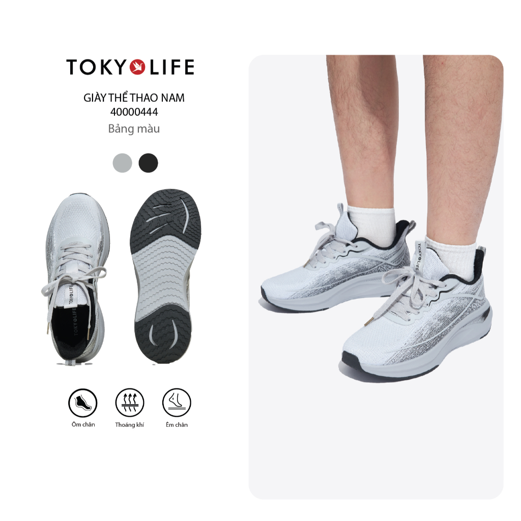 Giày Thể Thao Nam Êm Chân Siêu Nhẹ Thoáng Khí 40000444 - TOKYOLIFE