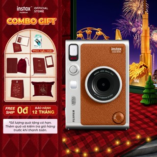  Combo Box Máy Chụp Ảnh Lấy Liền Fujifilm Instax Mini Evo - Bảo Hành 1 Năm  Tặng kèm film viền màu ngẫu nhiên  