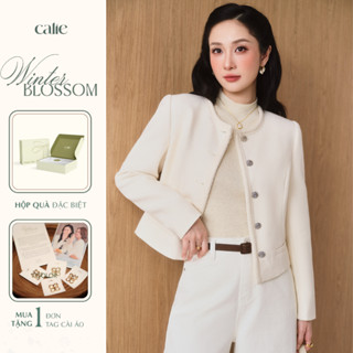   Winter Chapter 2  Áo khoác dạ phối dây viền dù chất liệu cao cấp sang trọng thời trang thiết kế Calie AK103 