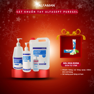  Dung Dịch Rửa Tay Khô ALFASEPT Pure Gel - 2 Size - Phù Hợp Cho Da Nhạy Cảm Giúp Diệt Khuẩn Tăng Cường Dưỡng 