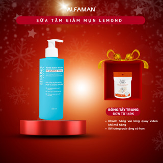  Sữa Tắm Giảm Mụn Lưng Giảm Mụn Cơ Thể Lemond Acne Body Wash Chiết Xuất Khổ Qua Làm Sạch Sâu Bụi Bẩn Chai 250ml 
