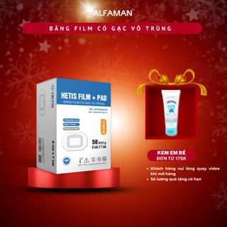  Hộp 25 Hoặc 50 Miếng Dán Rốn Cho Trẻ Tắm HETIS FILM PAD Giúp Bảo Vệ Vết Thương bảo vệ chống thấm nước 
