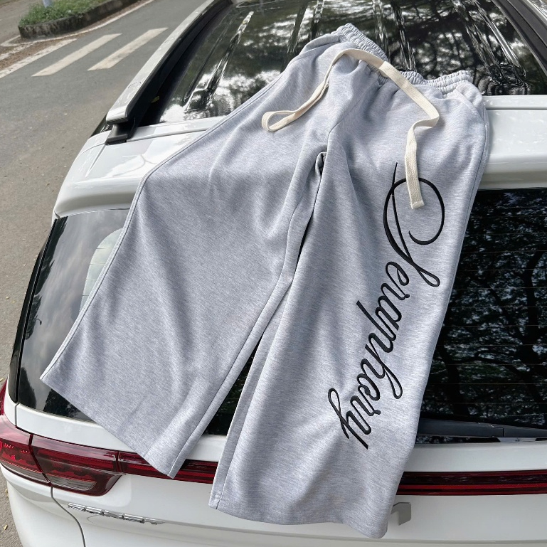 Quần Dài Ống Rộng Nỉ Ép Hàn Seraphory Lưng Thun Homiesstu, Nam Nữ Unisex Menswear Hot Trend 2025 | BigBuy360 - bigbuy360.vn