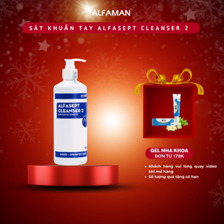  Xà Phòng Rửa Tay ALFASEPT Cleanser 2 Giúp Khử Khuẩn Nhanh Chóng Và Tăng Cường Khả Năng Giữ Ẩm Cho Da Lọ 500ml 