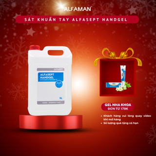  Dung Dịch Rửa Tay Khô ALFASEPT Handgel Giúp Diệt Khuẩn Toàn Diện Hiệu Quả Và Tăng Độ Ẩm Cho Da Can 5L 