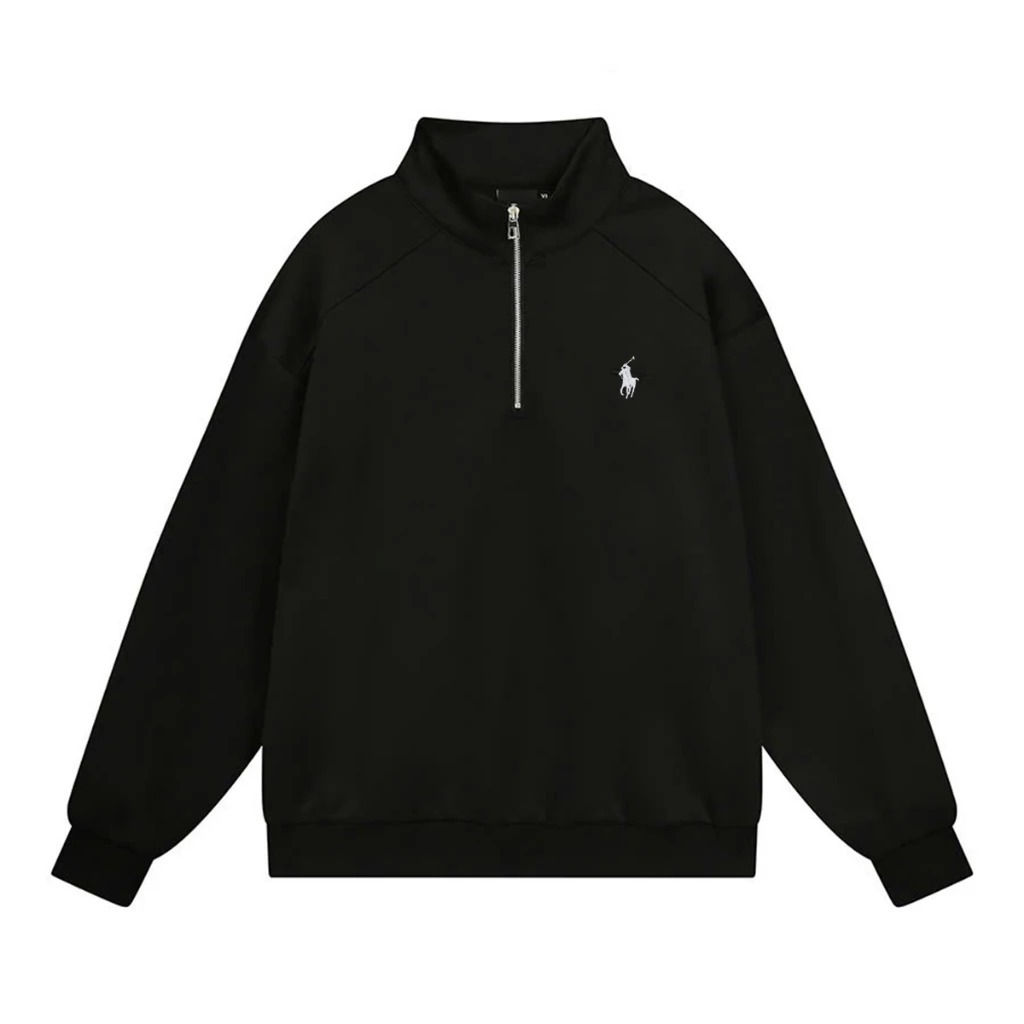 ÁO Sweater Cổ Zip Nam Nữ , Nỉ 2 Da Mềm Mịn Dày Dặn Có Khóa Cổ Fom Rộng Unisex Nam Nữ 2025 | BigBuy360 - bigbuy360.vn